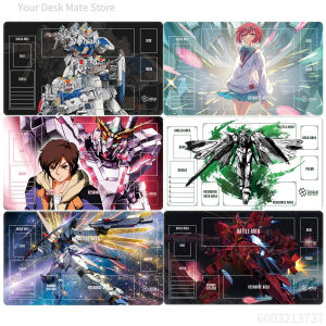 Bandai | Diy Gundamed Amuro Ray Fllay Allster Card Battle Mat Single Player Board Game Card Battle Card Anime Card Gift Toys