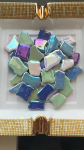 100g Gạch Mosaic Gốm Sứ Nhiều Màu Không Đều Dùng Trang Trí Tường Nhà Làm Đồ Thủ Công Tranh Nghệ Thuật & Đồ Trang Trí