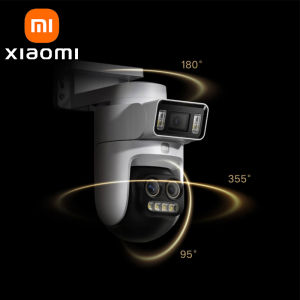 Xiaomi | XIAOMI New Smart Outdoor Camera 4 Pro Triple Camera Zoom Edition，360° 5MP 3K，9x Hybrid Zoom，IP66，Chinese Version With Adapter