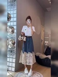 LIANGYILAILIN | Korean Style New Arrival Set T-shirt Skirt