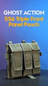 Ghost Action Tactical 5.56 Magazine Pouch Panel Triple Magazine Carrier MOLLE Pouch For FCSK FCPC Vest 6512