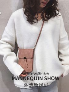 Spring Summer Fashion Vertical Mini Crossbody Bag Womens Mobile Phone Pouch Simple Match All New 2025 New Style Handbag