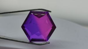 Natural Brazil Multi Color Tourmaline 27.20 Cts. Hexagon Cut Eye Clean Grade Loose Gemstone