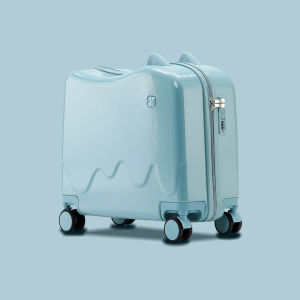 LIWAN | Child-friendly Rideable & Seatable Lightweight Carry-on Suitcase 18inch
