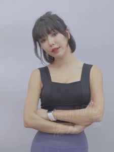 Hens Sport Bra Push Up BH Olahraga Wanita Atasan Baju Olahraga (TS)