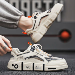 Mens Summer Outdoor Sandals Breathable Mesh Hollow out Driving Sports Anti-Slip Odor-Resistant Headed Beach Shoes