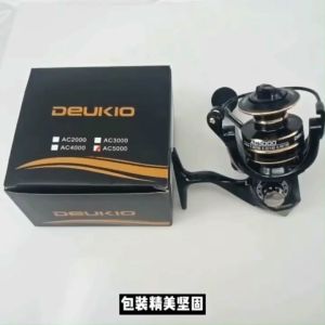 MUXI (Stok Lokal) Reel Pancing Maksimum Tarikan 16KG 5.2:1 Kecepatan Tinggi Kumparan Reel Pancing untuk Putaran Reel Pancing Lengan Lipat 2000 -3000 Series