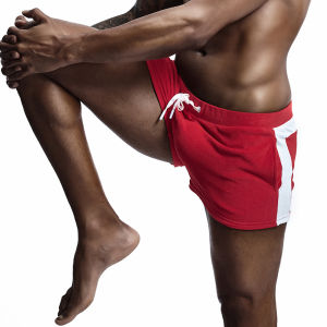 Seobean-Mens Velvet Sweat Shorts Vintage Boxer Gym Shorts Male Panties Thick Pocket Jogger