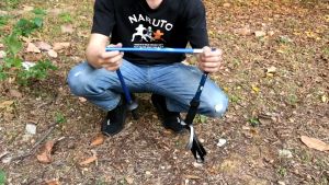Aluminum alloy hiking Pole Trekking Pole Foldable Walking Stick Strong Lightweight Foldable Hiking Stick