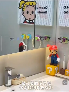 OHHDEER Cangkuk Dinding Piksel Serbaguna Tanpa Tebuk | Pixel Wall Suction Cup Hook No Drill Organizer