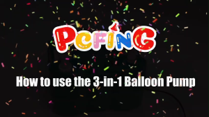 Electric Balloon Air Pump 3-in-1 Inflator Air Balloon Blower For Party Balloon Arch Column Stand Inflatable Balloon Pump High-power Quick-Fill Inflation and Deflation for Air Mattress Inflatables Pool Airbeds Floats