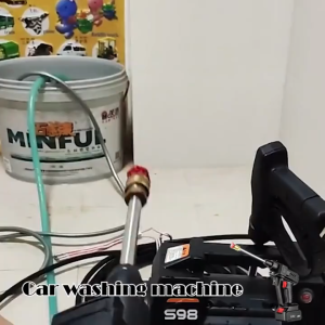 Portable High Pressure Washer Wireless Car Washer High Washer Washing Machine Power Spray Lithium Battery Rechargeable Multifunction Wash Machine for car washing household