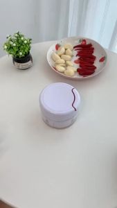 Blender Tarik Tangan Manual Mini Chopper Gilingan Bawang