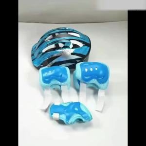 7Pcs Toddler Kids Bike Helmet and Protective Pads Set Knee Elbow Wrist Safety Gear Suitable for Cycling Skateboard Scooter