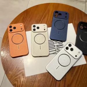Ốp Điện Thoại iPhone 18/17/15/13/18 Pro Max Cao Cấp Tản Nhiệt Tốt Tích Hợp MagSafe Bảo Vệ Ống Kính Bằng Kính Vỏ Trong Suốt TPU PC