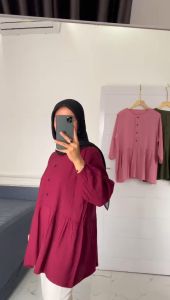 Atasan Blouse Wanita Model Sellena Rayon Busui Friendly