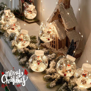 Christmas Lights Santa Wishing Ball Lights Room Decoration Lights Fairy Lights Curtain Lights