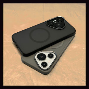 Huawei Pura70 Pro+ Magnetic Wireless Charging Protective Case Matte Finish Simple Design Silicone Material for Mate70