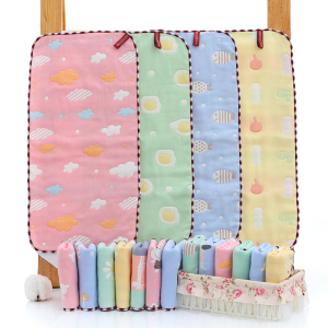 100% COTTONBaby Towel Natural Muslin Cotton Baby Soft Newborn Baby Face Towel