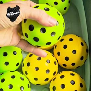 Bóng Pickleball bọt Pu bóng pickleball im lặng bóng tập bọt biển Pu hạn chế tiếng kêu bóng pickleball không gây ồn ào