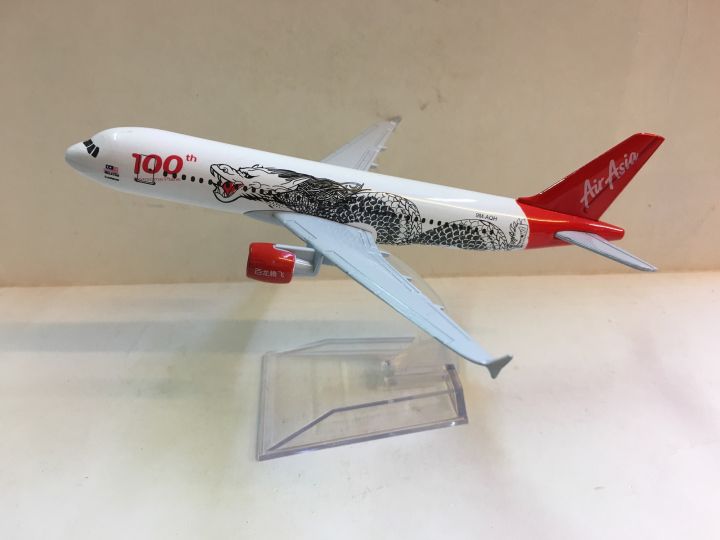Die Cast Metal Airplane Collection for Display/Toys- Air Asia