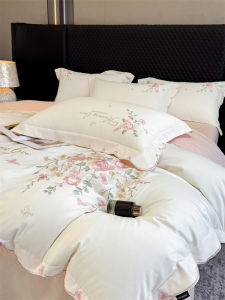 MANYILUN | Long-staple Cotton Bedding 4-Piece Set