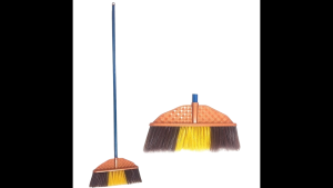Household Cleaning Broom with Wooden Long Handle