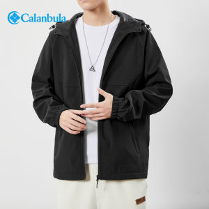 Calanbula | Windproof Waterproof Mens Hooded Jacket Plus Size