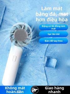 Quạt Tay Cầm Lạnh Bằng Bán Dẫn Cầm Tay Quạt Di Động Mạnh Cho Văn Phòng Quạt Mini Di Động Cho Ngoài Trời Quạt Mát Mẻ Có Thể Gập Lại