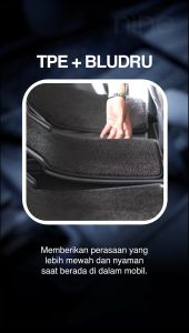 Karpet Mobil Daihatsu Xenia PREMIUM TPE 3D Bludru Full Set Bagasi Anti Slip Waterproof PNP OPTIMUS