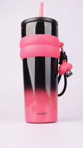 CIVAGO(26oz/780ml) Cốc cà phê bằng thép không gỉ lót gốm có nắp bình chân không cốc nóng lạnh
