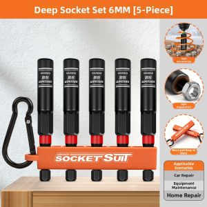 Long Hex Socket Bits Set 10mm