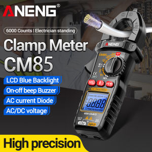 ANENG | ANENG CM85 6000 Counts Digital Multimeter Clamp Meter AC DC Voltage Non Contact NCV Induction Resistance Electrician DIY Tools