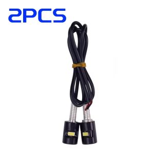 2PCS 12V LED Mini Turn Signal Lights Eagle Eye Shape Tail Lamp Brake Fog Light Bulb 5630 SMD Auto Motorcycle LED License Plate Light