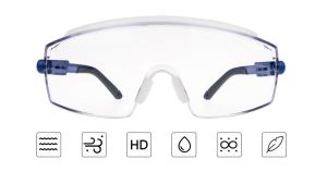 Anti Fog Safety Glasses Goggles Over Glasses Protective Glasses with Anti Scratch Lenses Adjustable with Retainer Strap HM5