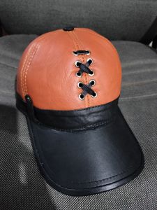 Topi Kulit Pria Dewasa Baseball Bisbol Sulam Variasi Warna Kombinasi