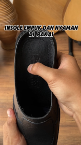 Sepatu Slop Pria Formal Kulit sepatu sandal Bustong BP-806