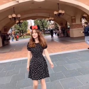 Mickey Ear Headband Amusement Park Hair Hoop Scale Sequin Mesh Party Headwear Girl Toy Birthday Gift