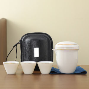 Travel Portable Jade Tea Set