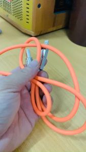 Cáp Sạc 4 Đầu (2 Ra 2) Silicon Mập USB+Type-C Ra Type-C+Lightning