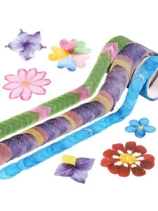 กระดาษติดลายการ์ตูนสำหรับเด็กอนุบาล บล็อกดอกไม้ DIY ดอกไม้ กระดาษติดดอกไม้ พืช สมุดบันทึก วัสดุอื่น ๆ ของจีนแผ่นดินใหญ่