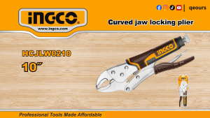 INGCO CURVED JAW LOCKING PLIER | HCJLW0207 HCJLW0210
