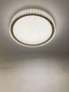 Nordic Crystal Chandelier Ceiling LED Light For Bedroom Cieling Lights Tri color Drop Lamp For Living Room With Remote