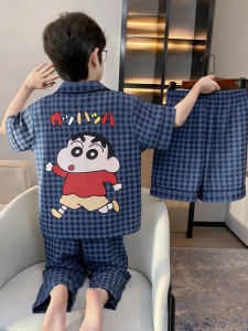 ANZHAOQI | Summer Lightweight Boys Pajama 3-Piece Set