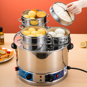 Desktop Steam Buns Furnace Commercial Electric Heating Bun Steamer Breakfast Shop Steamed Buns Steamer Small Steamed Bread Dumpling Dessert Steaming Oven