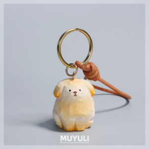 Móc Khóa Hình Chú Chó Bằng Gỗ Thủ Công Dễ Thương Quà Tặng Cho Cặp Đôi Móc Khóa Túi Xe Hơi Trang Sức Phụ Kiện Quà Tặng Bạn Thân