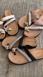 Sandal Wanita Terbaru/Sendal Jelly Wedges Jepit HYS 2662/Sendal karet Import Kekinian