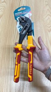 Kìm mỏ quạ cách điện TOTAL THTIP28101 tay cầm cách điện 1000V dài 250mm mở tối đa 40mm đầu kềm đánh bóng - Thinksafe