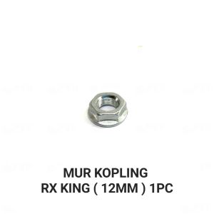 Mur Kopling RX King M12 (Harga Per 1 PCS) - Mor Mur Baut Baud Nut Hex Rumah Kampas Kopling Kopleng Kupling Kupleng Coupling Clutch Drat 12mm Kunci 19 Yamaha RXK RX K New