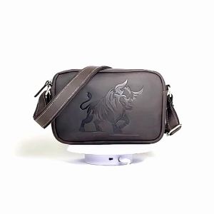 Crazy Horse Genuine Leather Men Sling Bag Man Crossbody Beg Silang Lelaki Beg Sandang 斜挎包男 单肩包男 W006